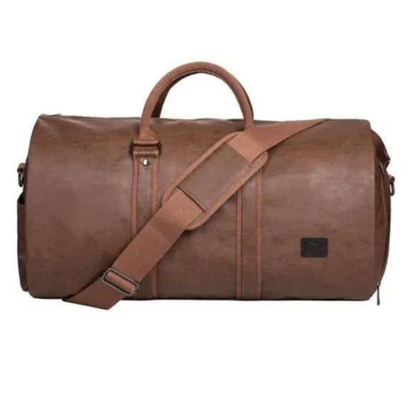 New 𝅺Men's Carry on Duffle Bag Brown